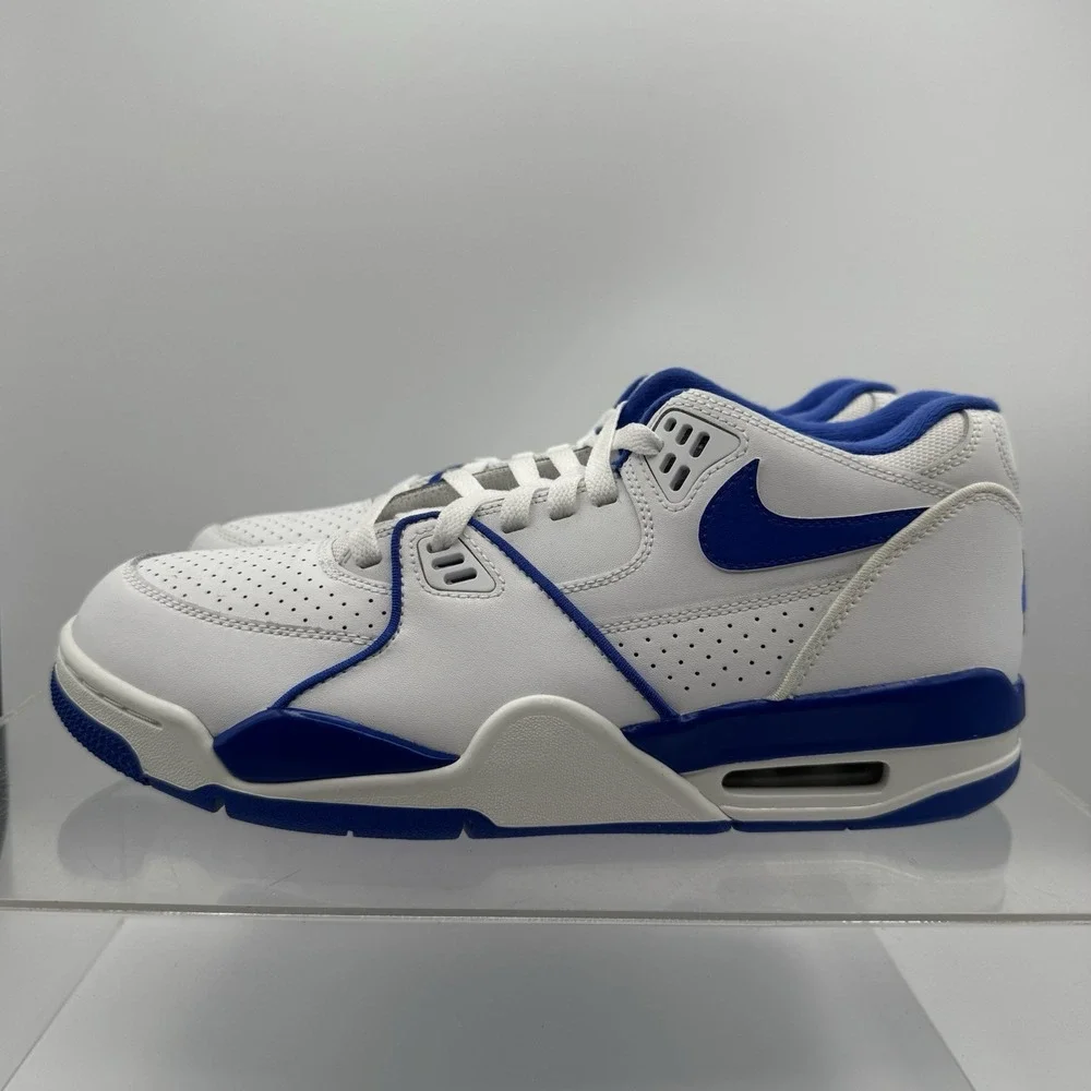 Brand New Nike Air Flight '89 Low White/Hyper Royal FZ3045-100 Men's Size 9